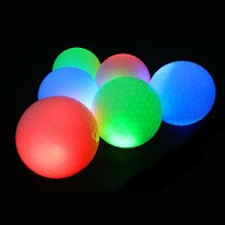 LED Light up Golf Balls,Elastic Gleamy Golf