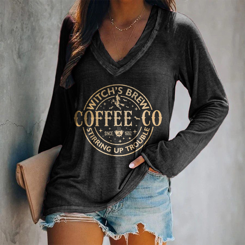 Witch's Brew Coffee Co Stirring Up Trouble Printed...